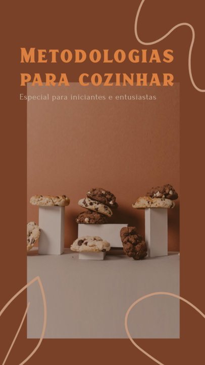Instagram Story Video Creator For a Baking Course Featuring Simple Animations