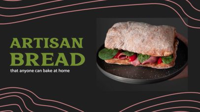 Intro Video Maker for a Tutorial on How to Make Artisanal Bread