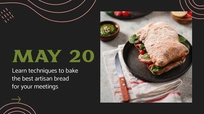 Intro Video Generator Featuring a Master Class about Bread Bakery 5009