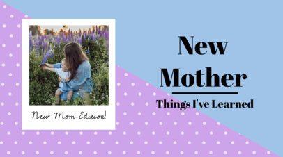Motherhood-Themed Intro Video Creator to Share Tips for New Moms 5262