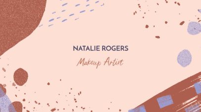 Intro Video Maker for a Makeup Artist Featuring an Abstract Background 5257