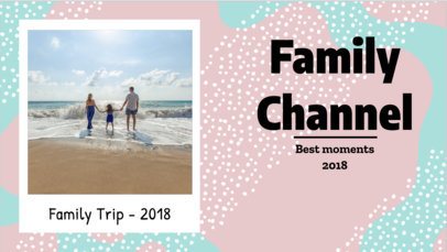 Intro Video Generator for a Family Channel Featuring a Photo in a Frame