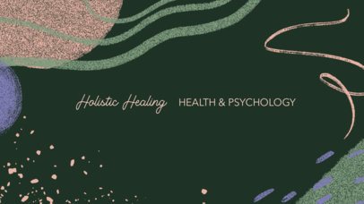 Intro Video Template for a Holistic Therapist  Featuring an Animated Abstract Background 5258
