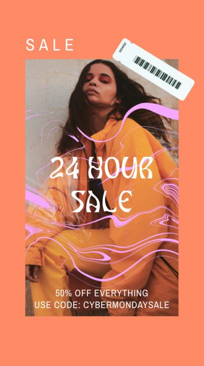 Fashion-Themed Instagram Story Video Generator With Colorful Animated Graphics 