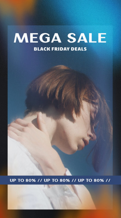 Minimal Instagram Story Video Generator for a Black Friday Fashion Sale 