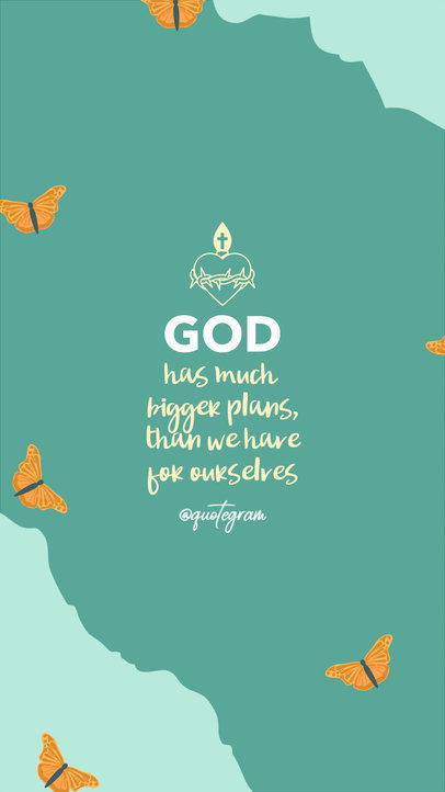 Christian-Themed Instagram Story Video Generator Featuring a Faith Quote