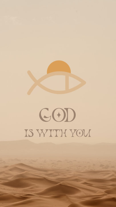 Christian Instagram Story Video Template Featuring a Boho Aesthetic 