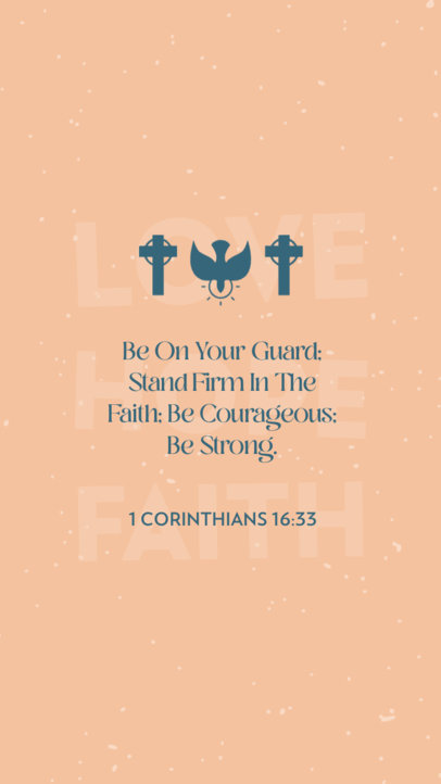 Modern Instagram Story Video Generator Featuring Christian Symbols 5451