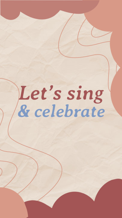 Quote Instagram Story Video Template Featuring a Christian Theme