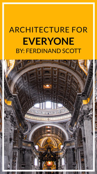 Instagram Story Video Creator for a Podcast About Architecture