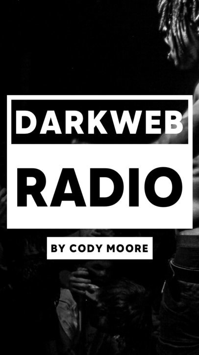 Monochromatic Instagram Story Video Generator for a Podcast 