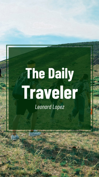 Instagram Story Video Generator for a Podcast With a Travel Theme 5545