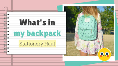 Intro Video Creator for Back to School Featuring Some Tips 5639