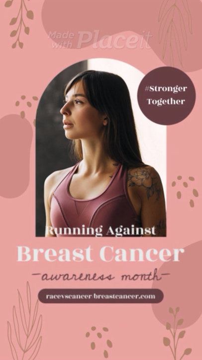 Instagram Story Video Template to Support Breast Cancer Awareness