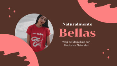 Intro Video Maker Featuring a Makeup Theme for a Beauty Blogger 5608