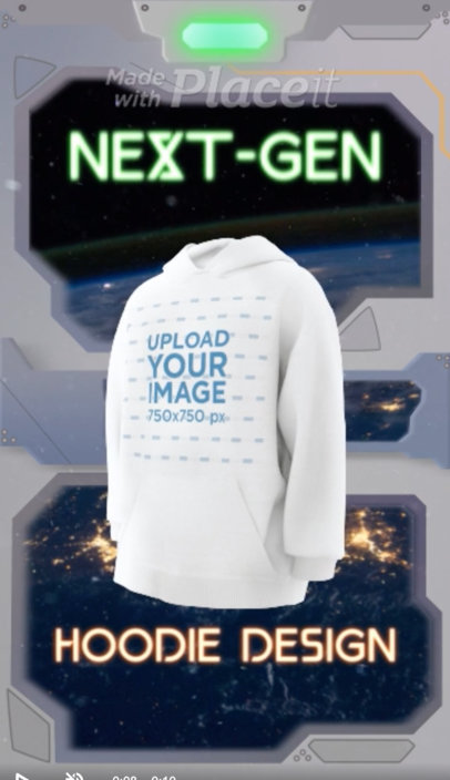 Spinning Hoodie Video Featuring a New Designing Collection