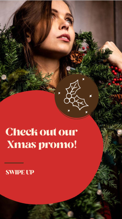 Instagram Story Video Maker for a Christmas Season Sale