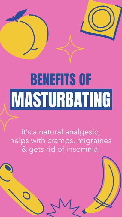 Instagram Story Video Maker Featuring Sex Health Tips with Animated Graphics
