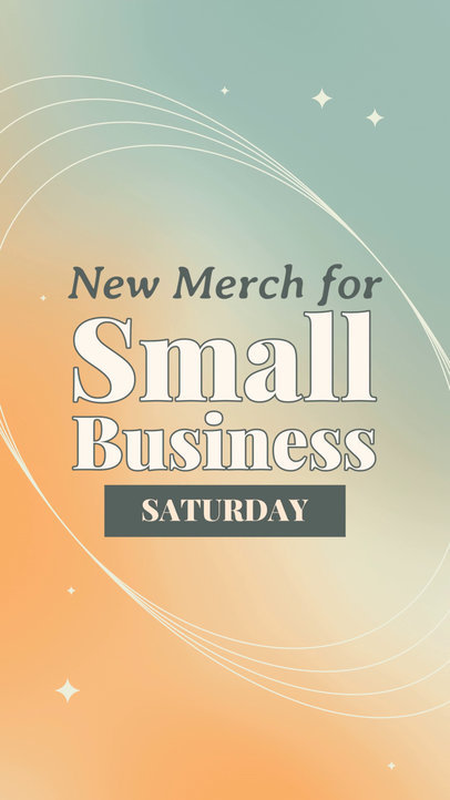 Instagram Story Video Generator for a Small Business Saturday Promo