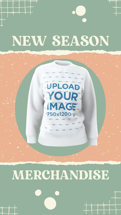 3D Sweatshirt Video to Promote a New Season Collection