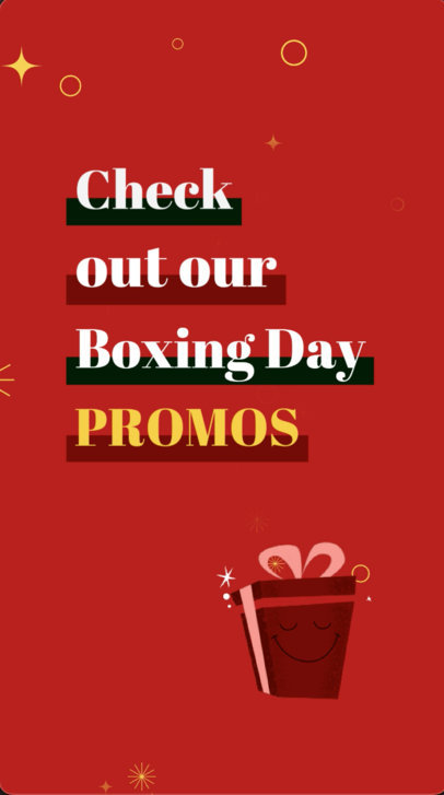 Instagram Story Video Template for Boxing Day Promos