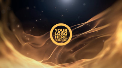 Intro Video Template Featuring a Logo Reveal with Animated Flame Particles Inspired by Elden Ring 4383 el1