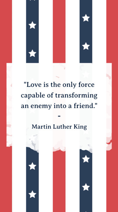 Quote Instagram Story Video Creator for Martin Luther King Jr. Day 6175