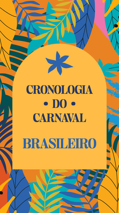 Brazilian Fest Instagram Story Video Generator Featuring Colorful Graphics 6339