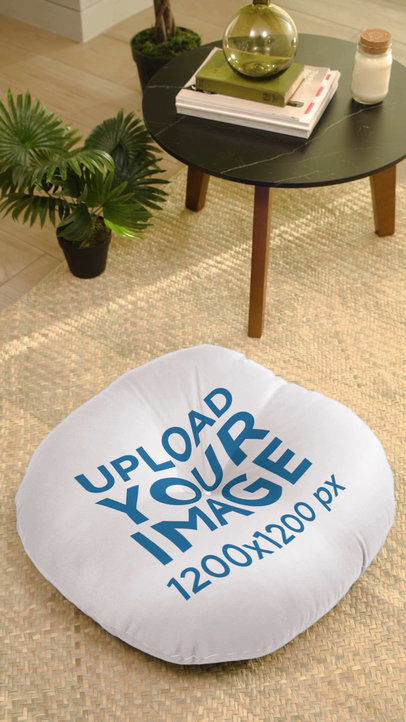 Floor Pillow Video Featuring Home Decorations 6356v