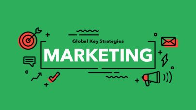 simple line marketing animation a156