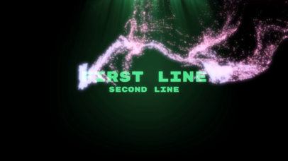 Text Animation Maker with Dynamic Particles a121