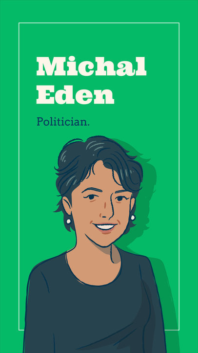 Instagram Story Video Creator with an Openly Gay Politician Illustration for LGBT Pride 6566