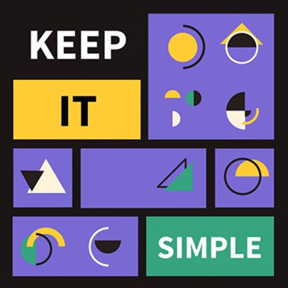 Text Animation Maker for Instagram Posts Featuring Abstract Shapes