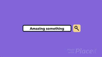 Logo Intro with Search Bar Animation 217a