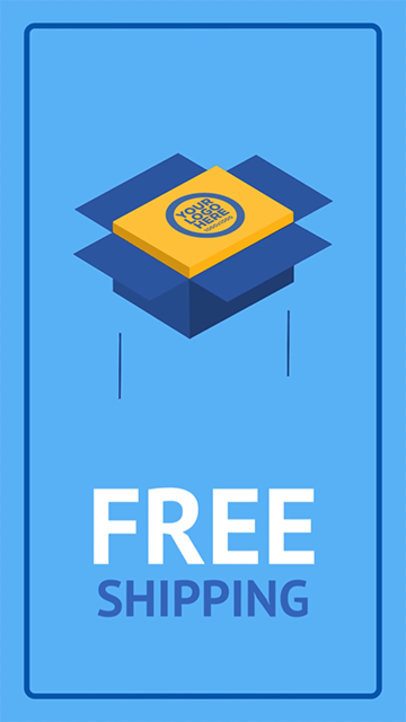 Text Animation Maker for Shipping Services 168