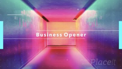 Text Animation Maker for Cool Business Openers 386
