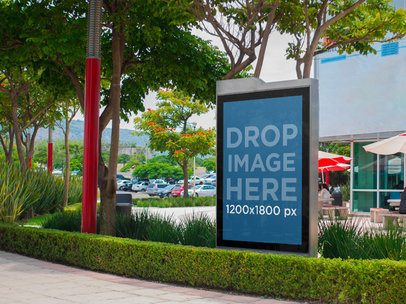 Billboard Mockup at a University a4654