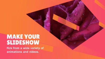 Slideshow Maker with Animated Geometric Shapes
