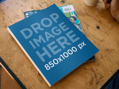 Mockup Generator! Stack of Magazines