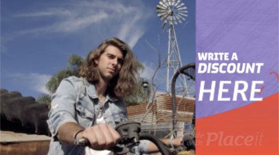 Text on Video Slideshow Maker with Sketched Motion Graphics for a Cool Sale 1348-788c