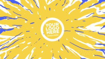 Intro Maker for a Logo Reveal with Watercolor Motion Graphics