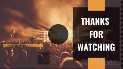 Youtube End Screen Video Creator with a Concert in the Background 1619a-1189