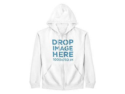 Clothing Mockup of a Hoodie on a Hanger