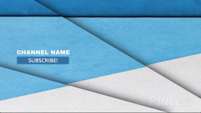 End Screen Youtube Video Template with Geometric Figures 1464a-1243