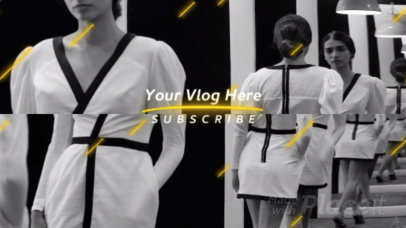 YouTube End Screen Video Maker for Fashion Vlogs 1463a 169